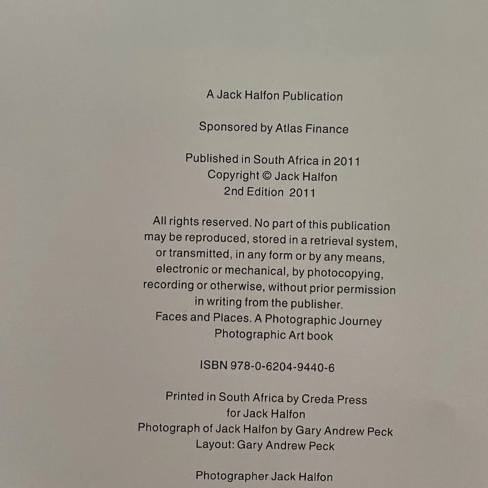 Jack Halfon Faces And Places A Photographic Journey Hardcover